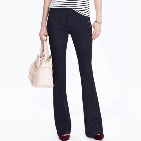Banana Republic Premium Denim Sailor Flare Jeans - Picture 14 of 14
